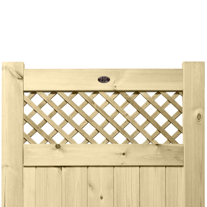 Noell Pressure Treated (Tanalised) Wood Gate, 180cm H x 90cm W x 4.5cm D