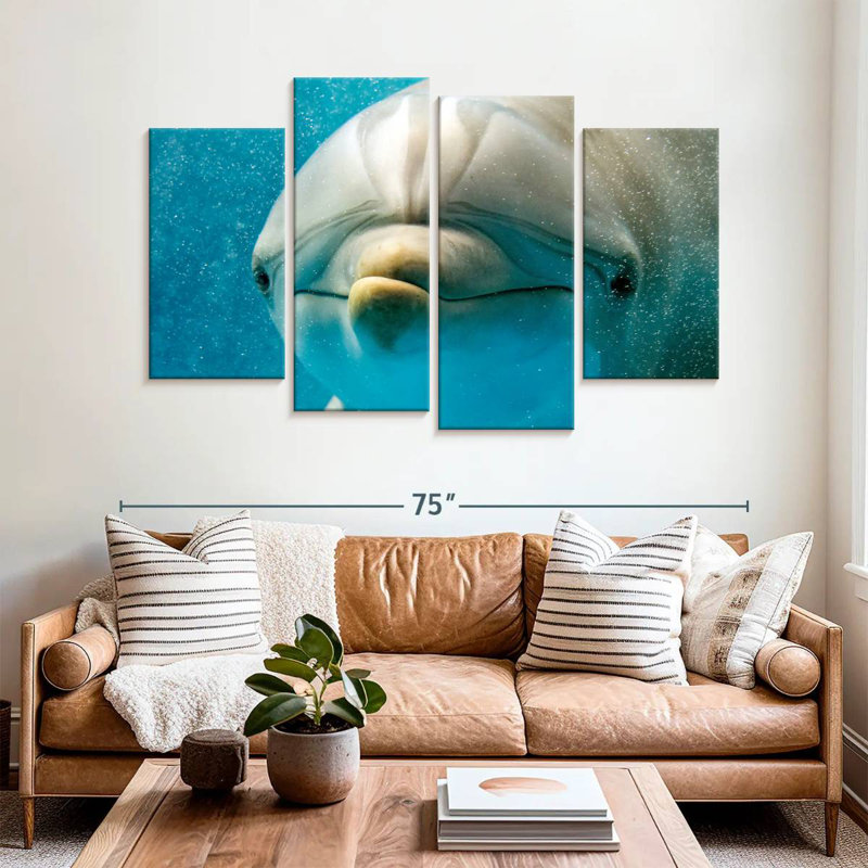 Nosy Dolphin, 42" H x 68" W