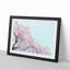 Pink Cherry Blossom Tree - Picture Frame Painting Print on MDF-55583438-55583434