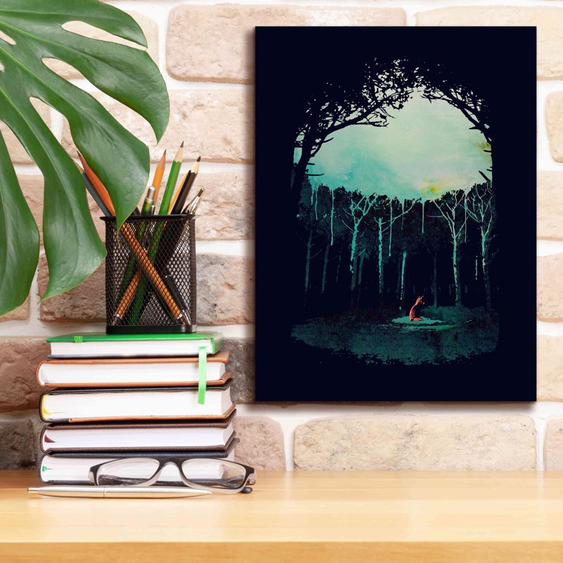 «Deep In The Forest» par Robert Farkas, estampe numérique sur toile, H 16 po x l 12 po x P 0,75 po