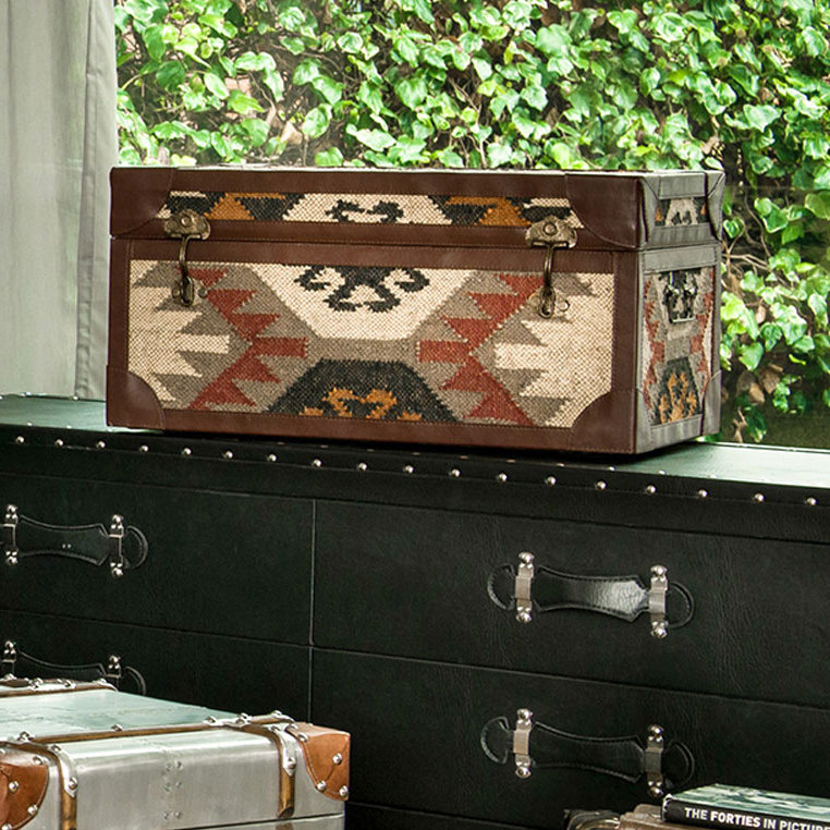 Print 2 Piece Trunk Set Set