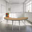Table d'activité demi-lune 36 "x 72" avec pieds réglables-99075989-122266748