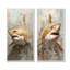 Minimalisme, requin, peinture, beige doré-1749992702-1749992700