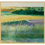 Summer Fields 3' Framed Print on Canvas