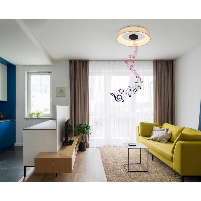 Chrisalyn Poly-Blend LED Flush Mount