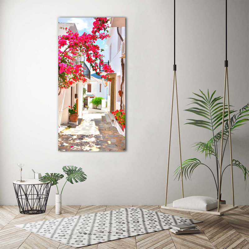 Greek Streets - Wrapped Canvas Print