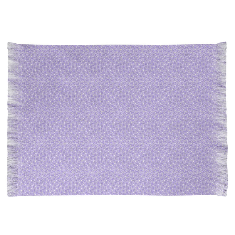 Tapis de couleur mauve à treillis hexagonal classic Mcguigan, Oui