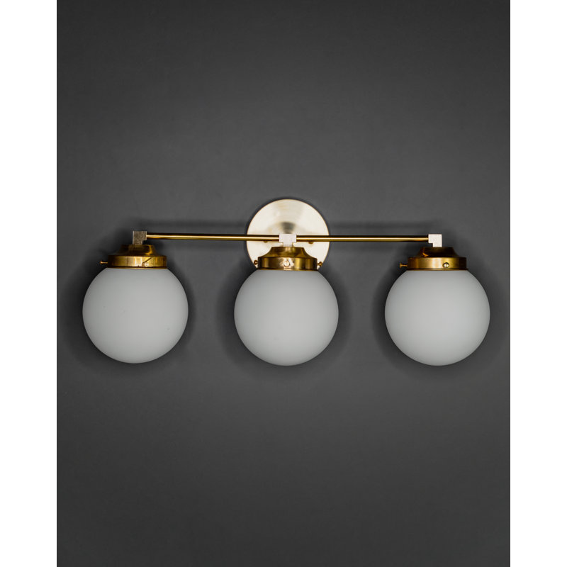 Armed Sconce, Raw Brass