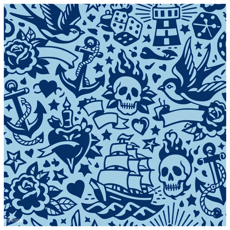 Rideaux de douche Nautical, L 70 po x H 93 po