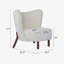 Fauteuil d'appoint rembourré Vezina-571250170