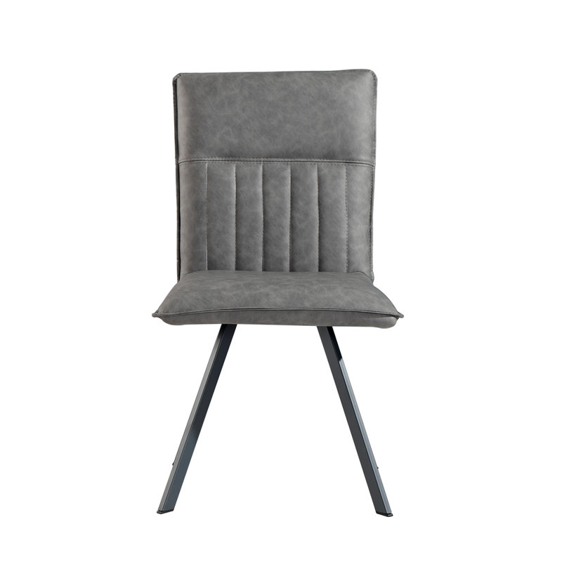 Manton Dining Chair Grey PU