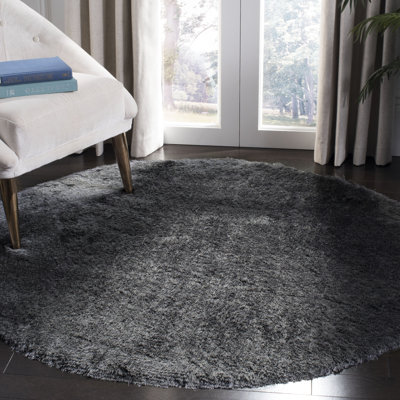 Cimah Shag Hand Tufted Performance Solid Color Rug