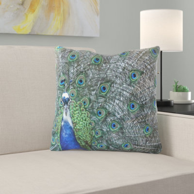 Coussin peacock