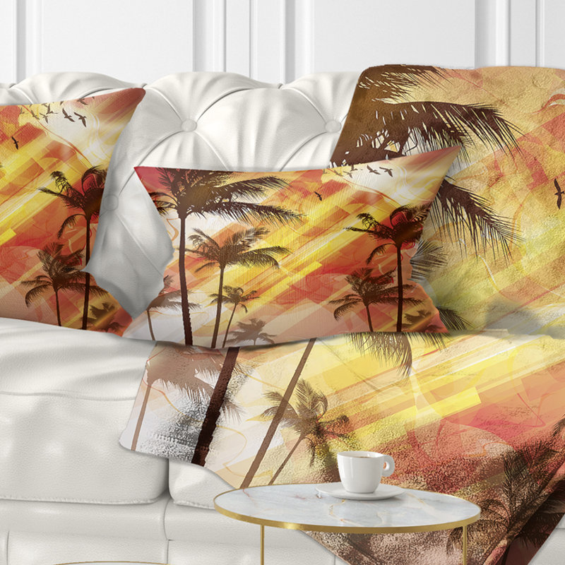 Coussin Palm Tree at Sunset