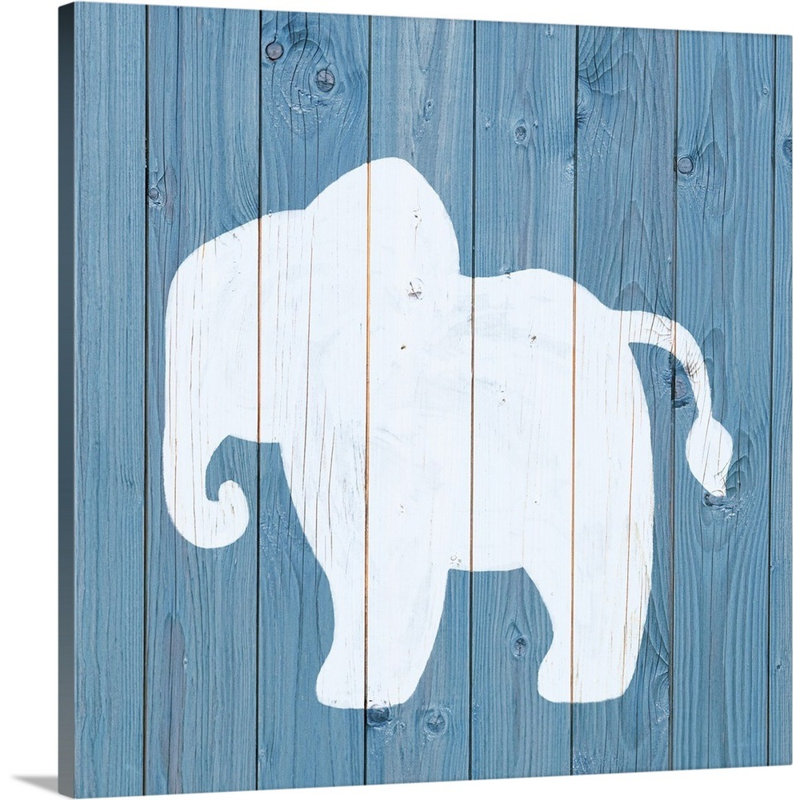 « éléphant zoo animal shape », impression, Toile, H 20 po x l 20 po x P 1,25 po