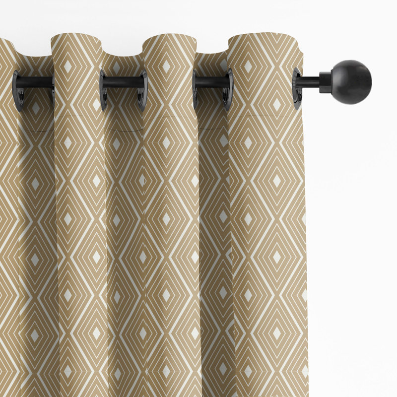 Samuel Diamonds, 50" W x 84" L, Gold