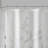 Elegant Burnout Grey Printed Shower Curtain 72x72"