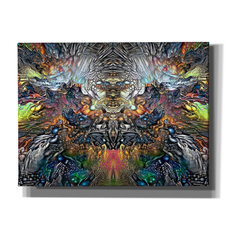 'Samael' by Pedro Gavidia, Canvas Wall Art, 12" H x 16" W x 0.75" D