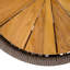 Tables de bout en bois d'acacia durable, style rustique pour une utilisation extérieure et intérieure