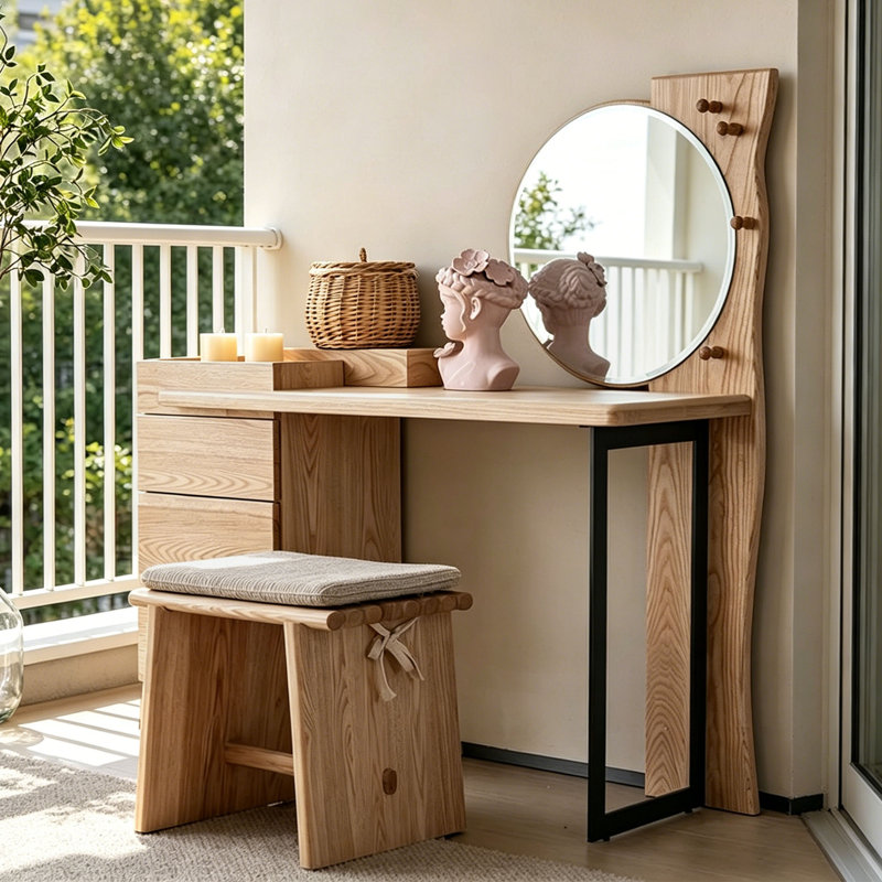 Coiffeuse à rangement de style italien