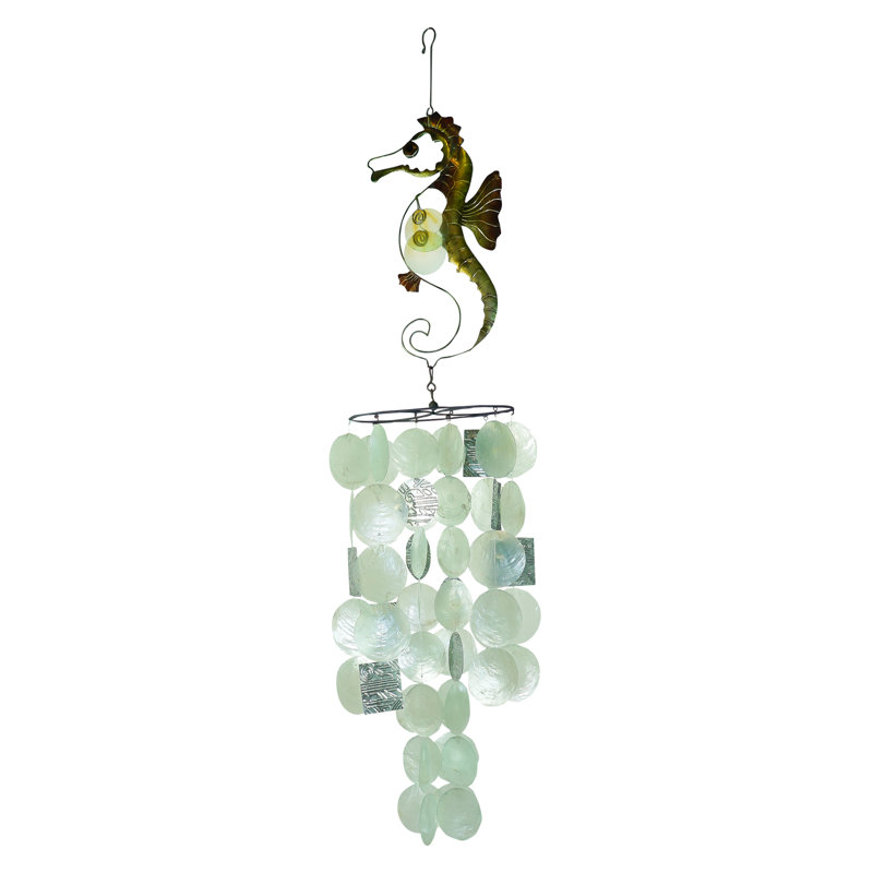 Carillon Seahorse Capiz Breeze