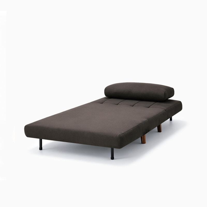 Canapé-lit sans accoudoirs 40,55 po Elledge, Gris anthracite