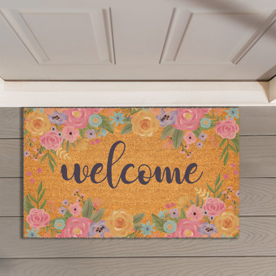 Bunny Blooms Spring Blossom, Coir Mat 30"x18"