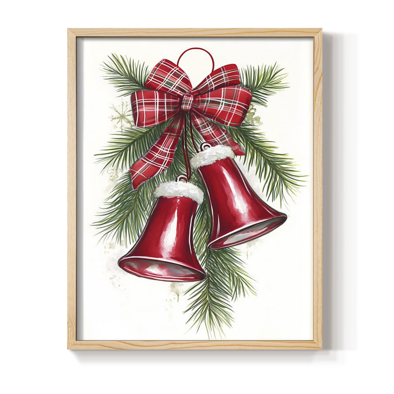 Reproduction encadrée - bois massif, Naturel, H 21 po x l 17 po