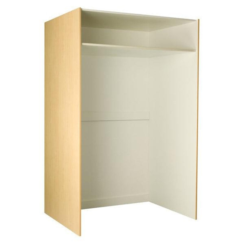 Rangement pour instruments de 40 po de profondeur, style de porte: ouverte, Orme foncé
