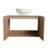Kyron 29.54'' Single Bathroom Vanity with Ceramic Top