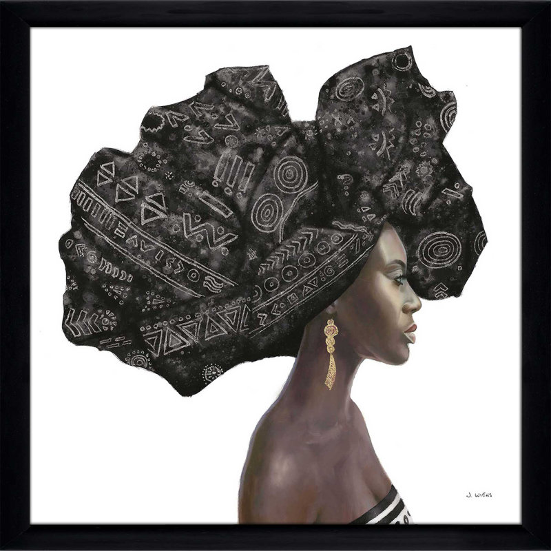 «Pure Style II Black» par James Wiens, Cadre noir, H 31 po x l 31 po x P 1 po