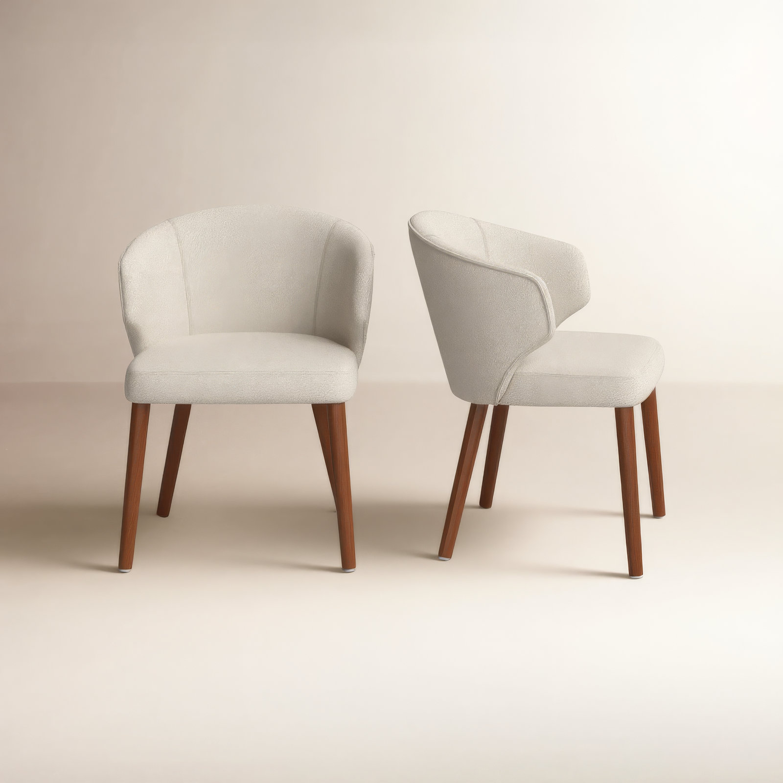 Kanalu Dining Chair, Beige Linen