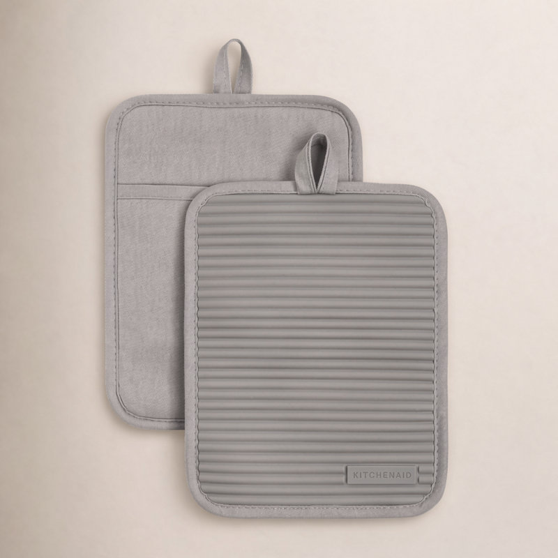 Poignée en silicone souple KitchenAid, gris
