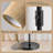 64.7" Rattan Tree Floor Lamp With Dimmer Switch And 3 Bulbs Included