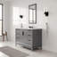 Elizabeth 48" Single Bathroom Vanity Set with Mirror-519198576-405566692