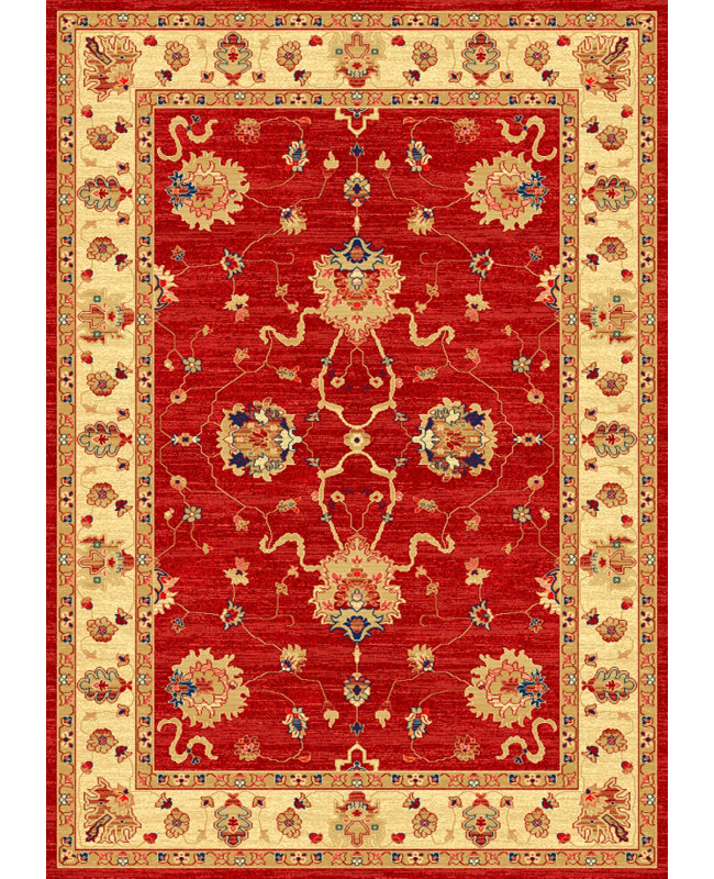 Oriental Wool Area Rug, Rectangle 120 x 180cm