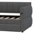 Platform Bed With Upholstered Design And Trundle Bed-1477757379