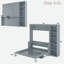 Lit escamotable avec bureau et tablettes Murphy-1333330013-1333330002