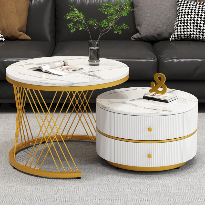Bheema Coffee Table, Gold