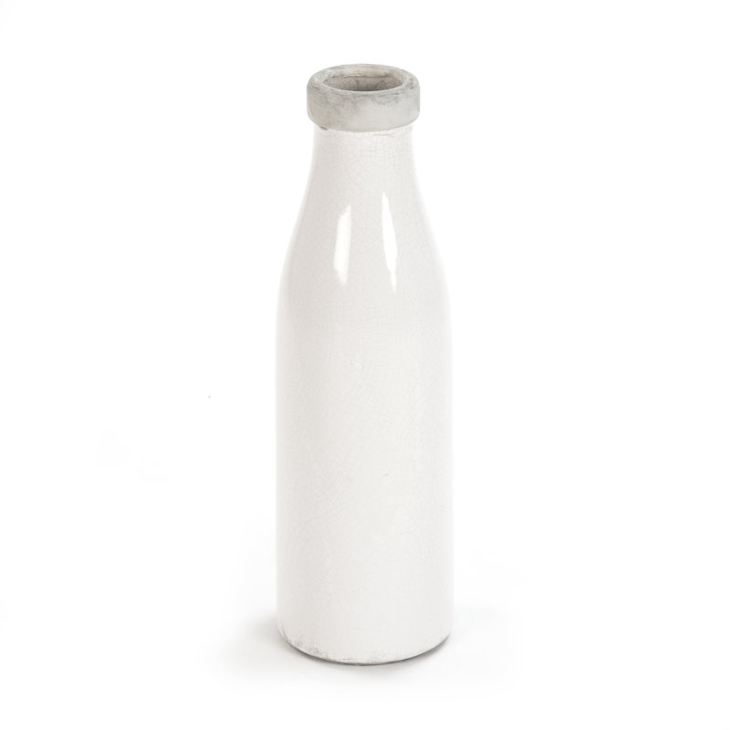 Vase de table blanc, Grand