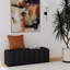 Banc rembourré capitonné en tissu Shaundrel-1810299548