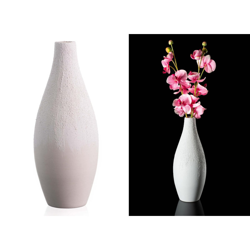 Crystal Floor Vase, Sand