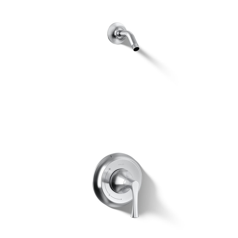 Buckley Rite-Temp Shower Trim Kit, Without Showerhead, Polished Chrome