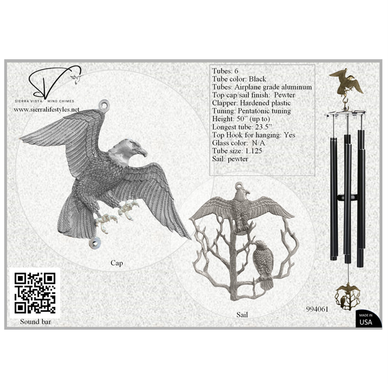Carillon - Aigle 50 po - Tube, Noir