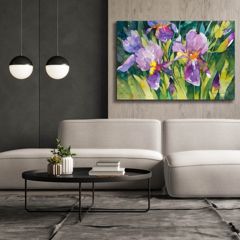 Art mural sur toile Winston Porter «Interlocking» par Annelein Beukenkamp, H 40 po x l 60 po x P 1,5 po