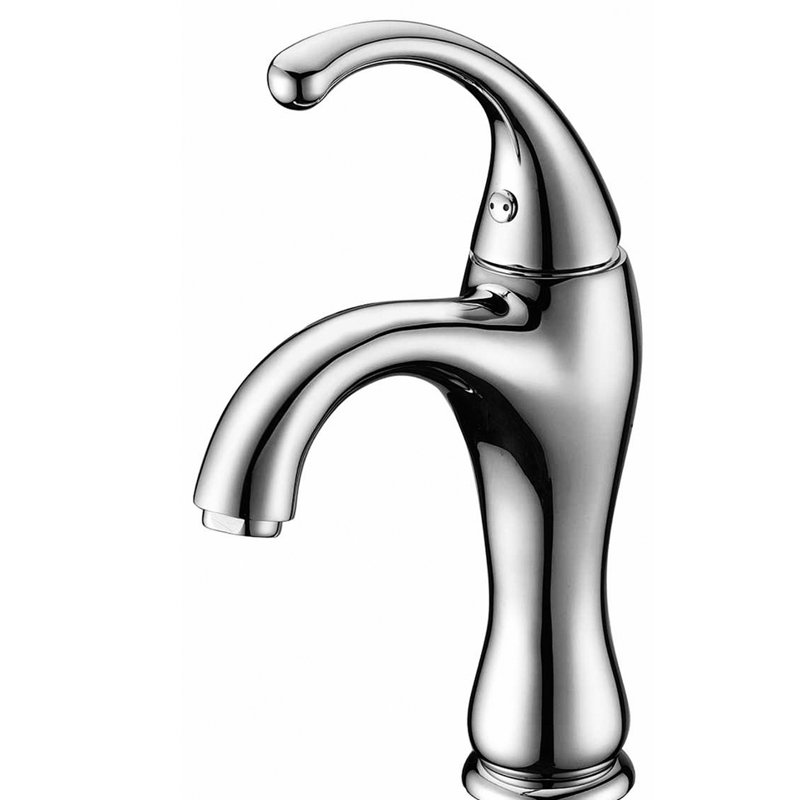 Single-Hole Single-handle Bathroom Faucet with Drain Assembly, Chrome