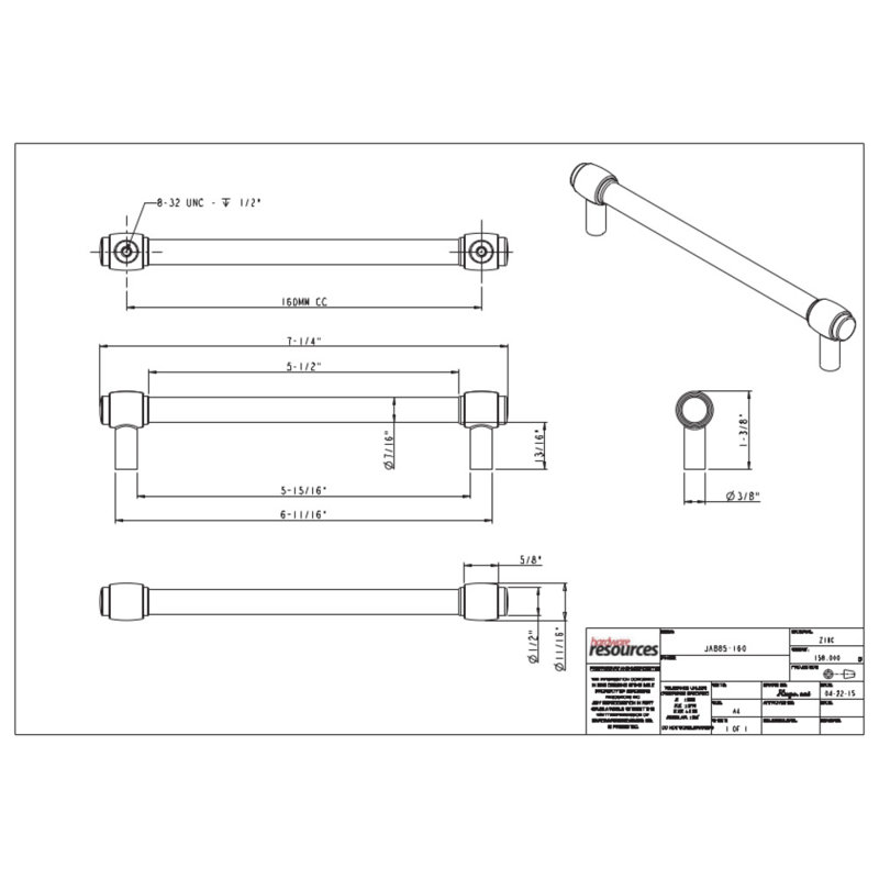 Hayworth Bar Pull, Satin Nickel, 5 1/16"