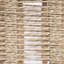 Ensemble de canapé de patio en bois 5 pièces, ensemble de conversation extérieur avec canapé 3 places, 2 chaises et 2 tables pour le jardin, la cour, le bord de la piscine