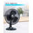 BLACK+DECKER Desk 12 inch Fan for Home and Office, Fan with 3 Speed Settings, Oscillating Portable Fan, Black