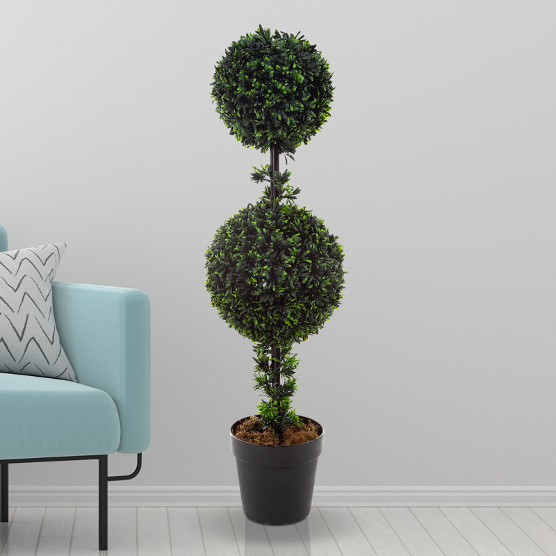 Primrue Set of Two 36-Inch Topiary Trees